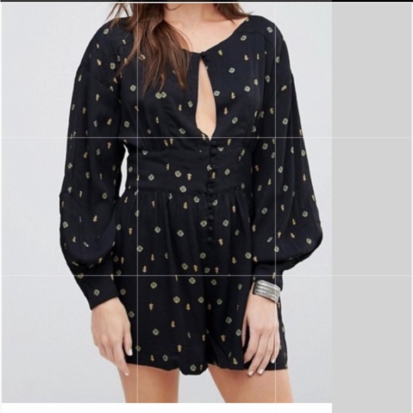 Free People Pants - Free People Love Grows Romper